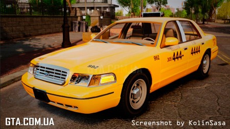 Ford Crown Victoria 2004 Yellow Cab